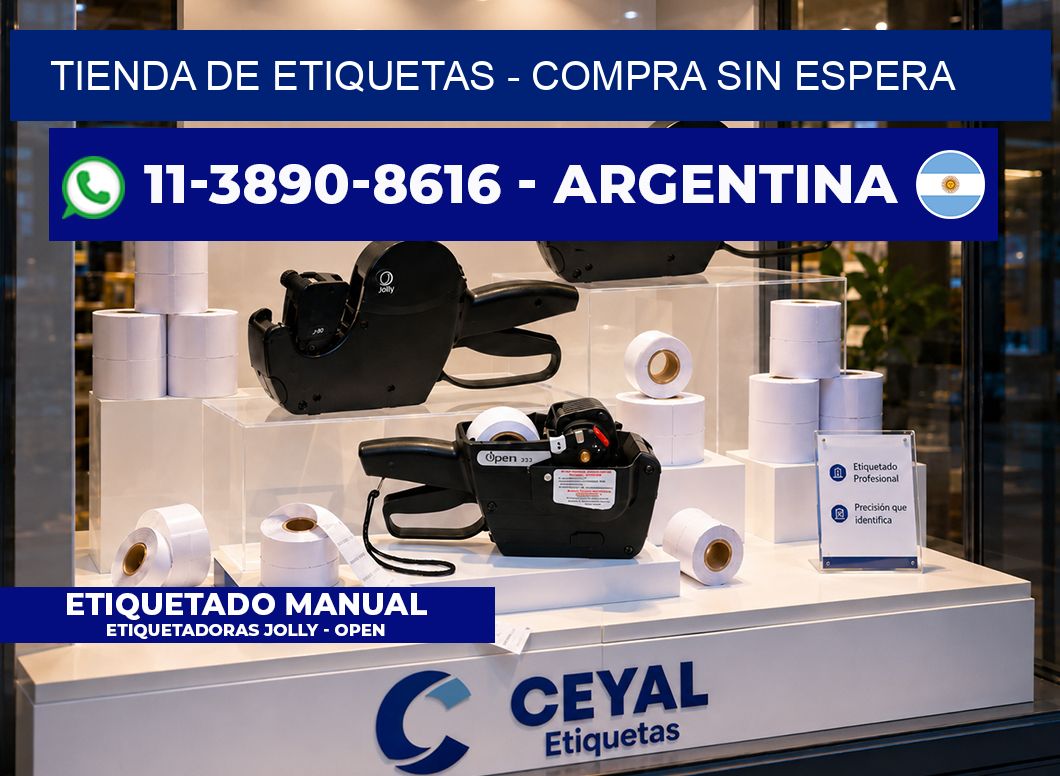 TIENDA DE ETIQUETAS - Compra sin espera