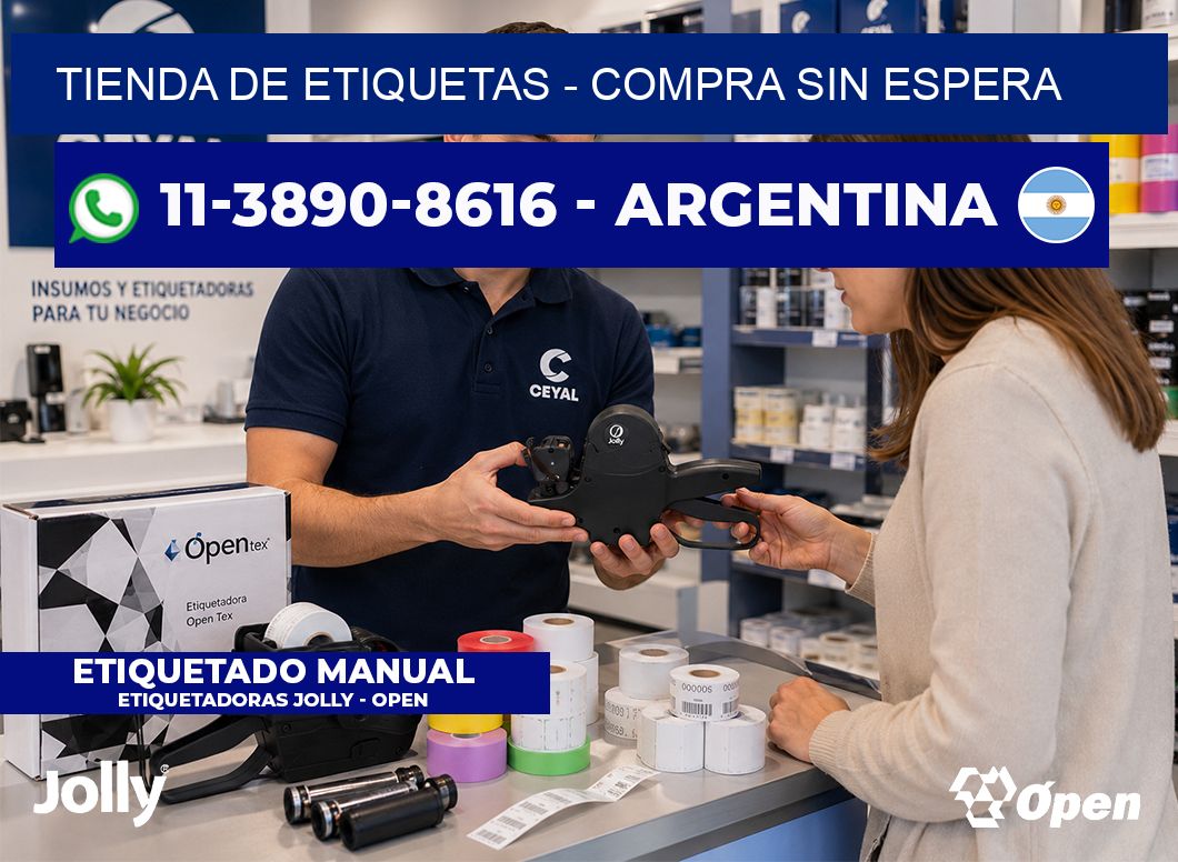 TIENDA DE ETIQUETAS - Compra sin espera
