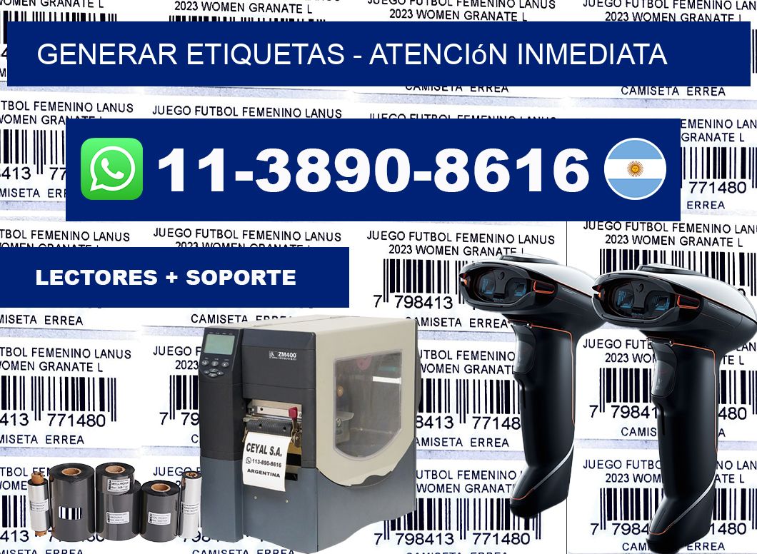 GENERAR ETIQUETAS - Atención inmediata