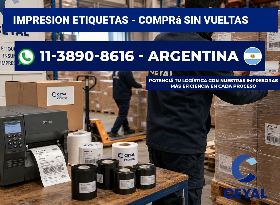 IMPRESION ETIQUETAS – Comprá sin vueltas
