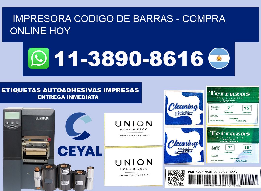 IMPRESORA CODIGO DE BARRAS - Compra online hoy