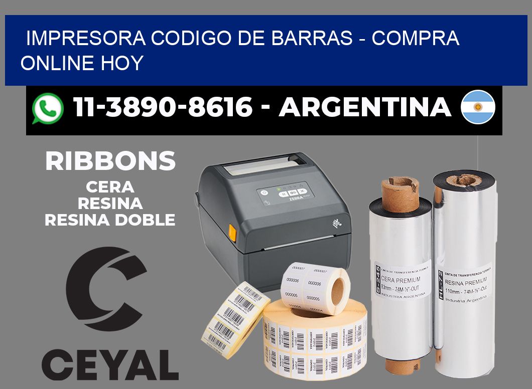 IMPRESORA CODIGO DE BARRAS - Compra online hoy