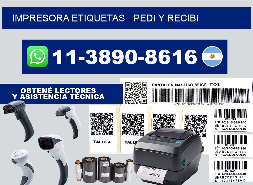 IMPRESORA ETIQUETAS - Pedí y recibí