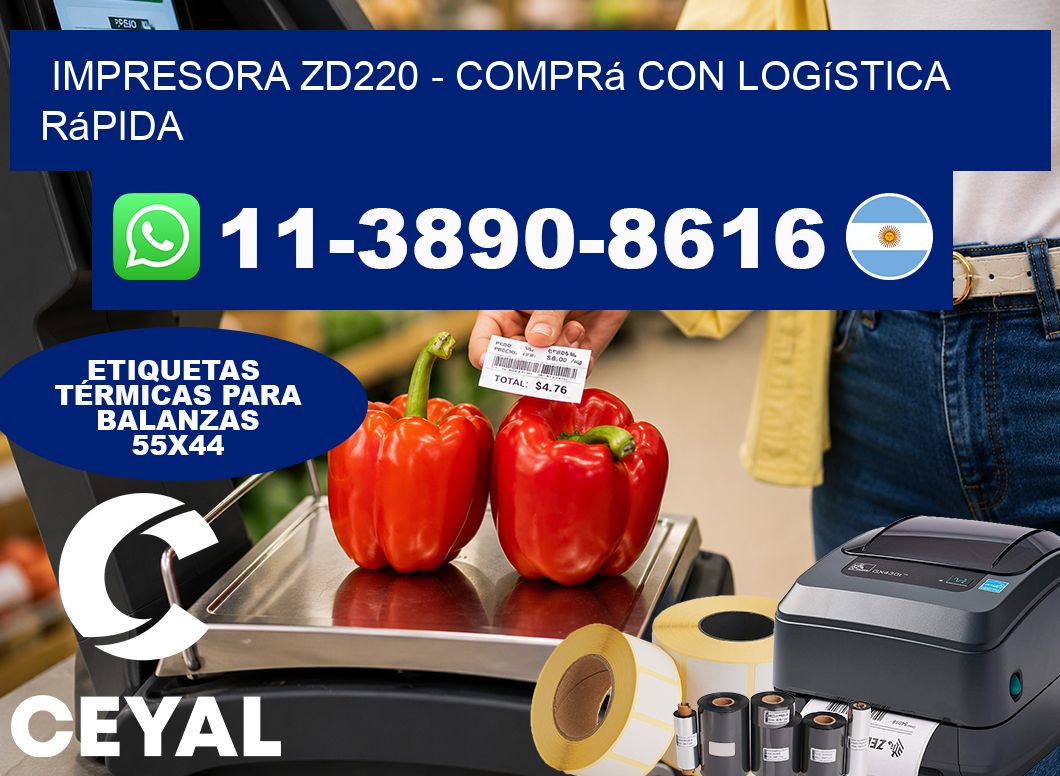 IMPRESORA ZD220 – Comprá con logística rápida