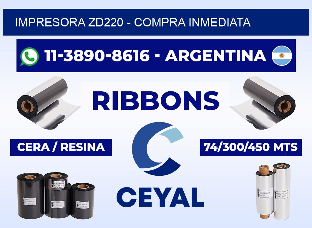 IMPRESORA ZD220 - Compra inmediata
