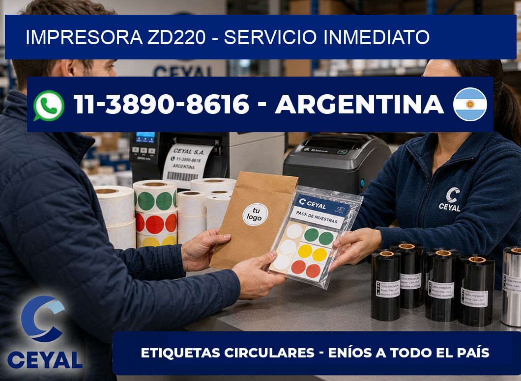 IMPRESORA ZD220 - Servicio inmediato