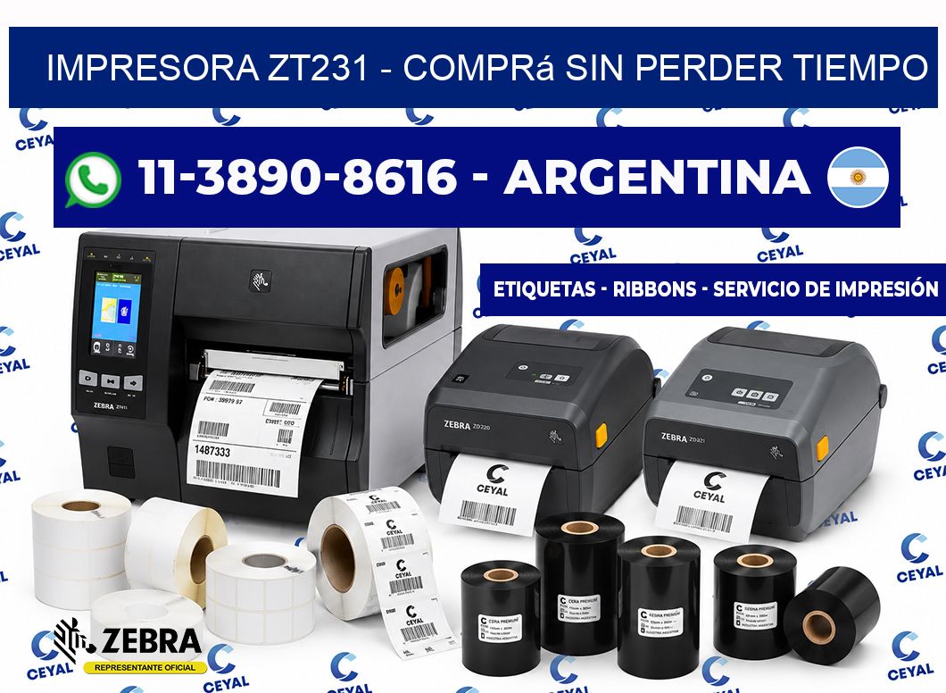IMPRESORA ZT231 - Comprá sin perder tiempo