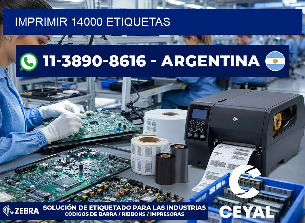 IMPRIMIR 14000 ETIQUETAS