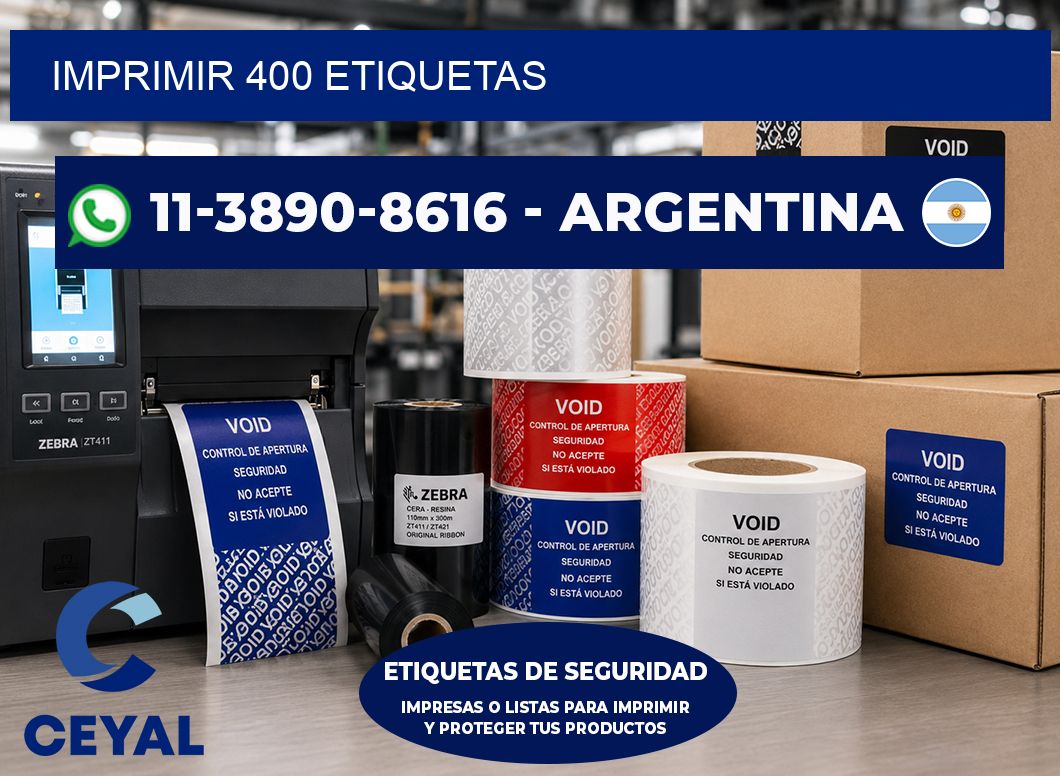 IMPRIMIR 400 ETIQUETAS