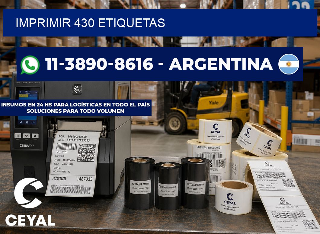 IMPRIMIR 430 ETIQUETAS