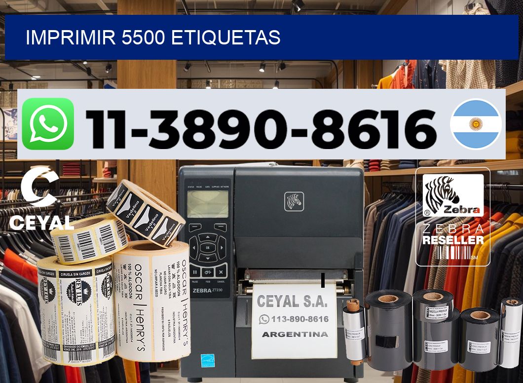 IMPRIMIR 5500 ETIQUETAS