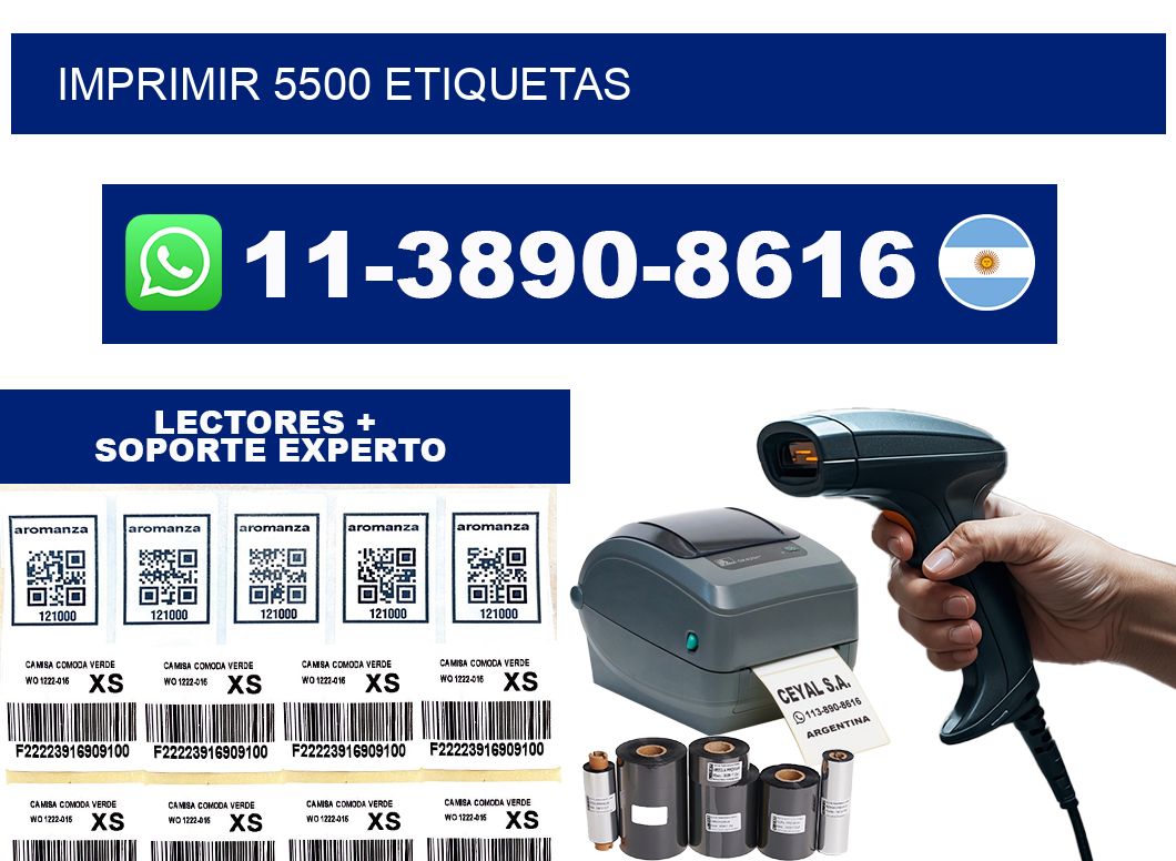 IMPRIMIR 5500 ETIQUETAS
