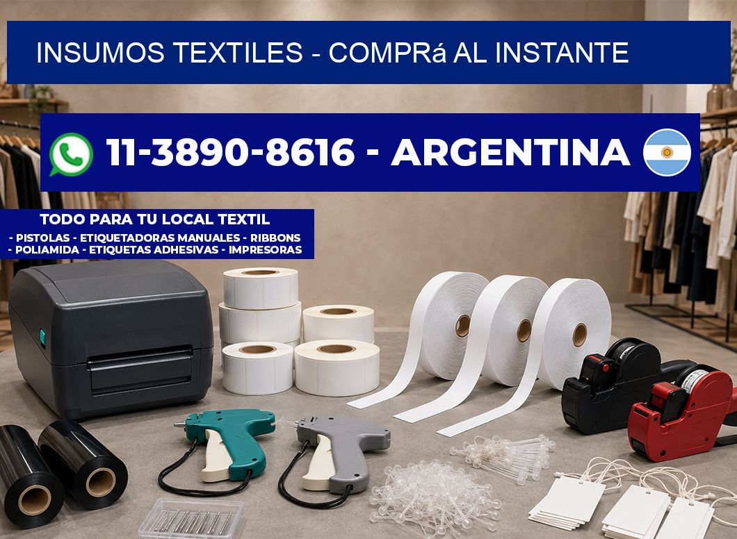 INSUMOS TEXTILES - Comprá al instante