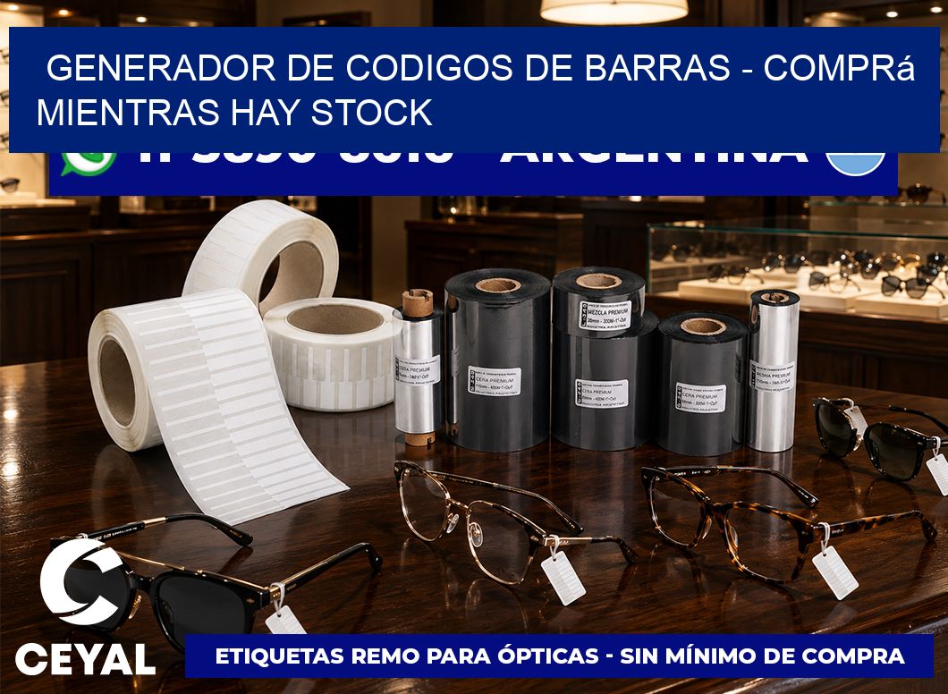 generador de codigos de barras - Comprá mientras hay stock