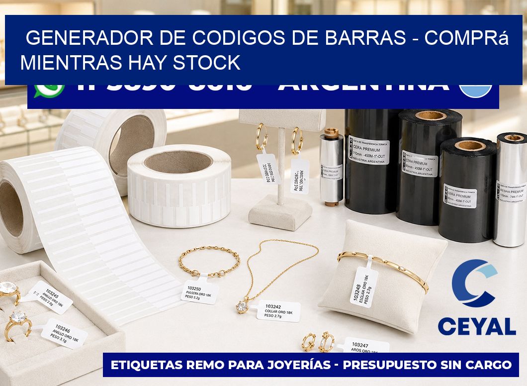 generador de codigos de barras - Comprá mientras hay stock
