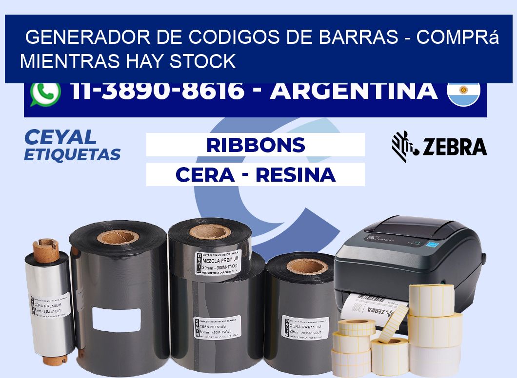 generador de codigos de barras - Comprá mientras hay stock
