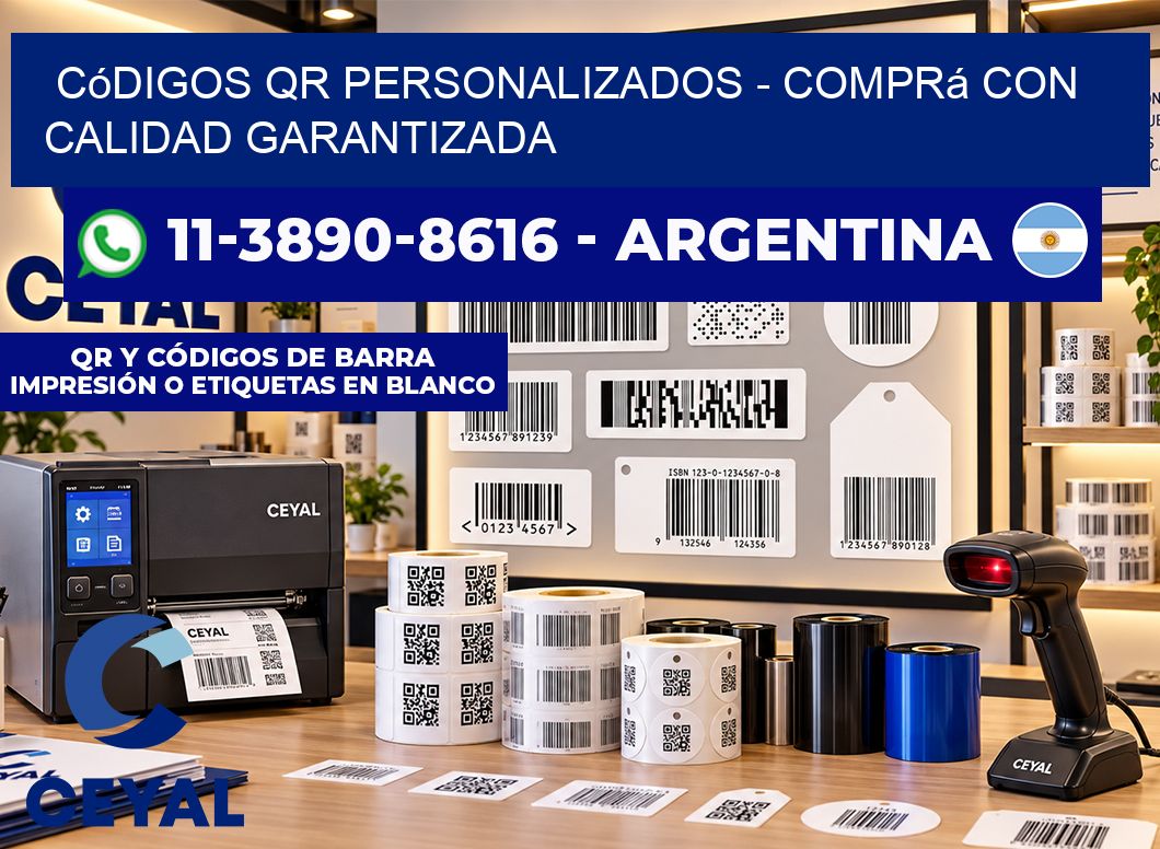 Códigos QR Personalizados - Comprá con calidad garantizada