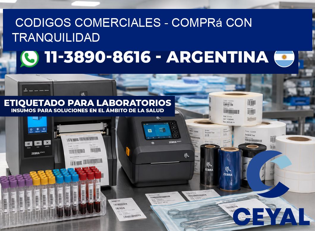 Codigos comerciales - Comprá con tranquilidad