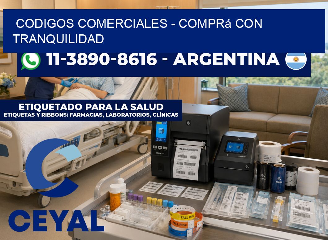 Codigos comerciales - Comprá con tranquilidad