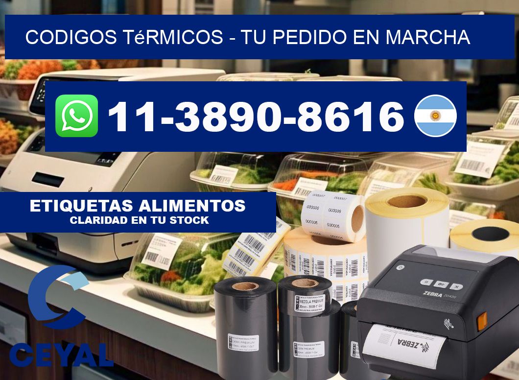 Codigos térmicos - Tu pedido en marcha