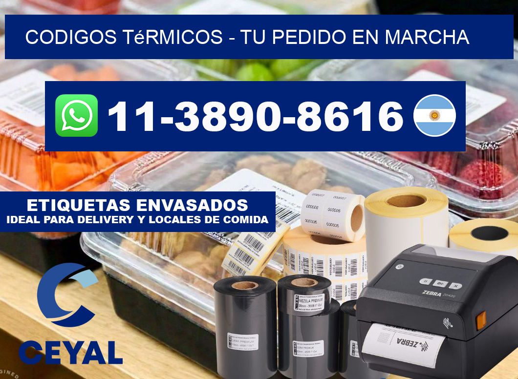 Codigos térmicos - Tu pedido en marcha