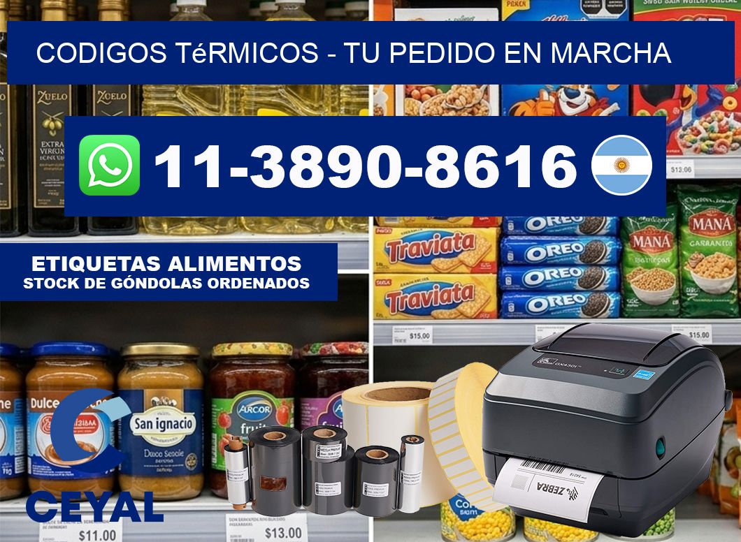 Codigos térmicos - Tu pedido en marcha