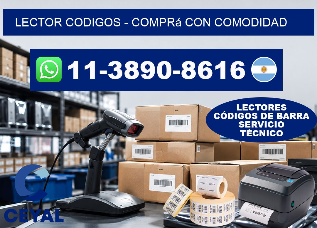 LECTOR CODIGOS - Comprá con comodidad