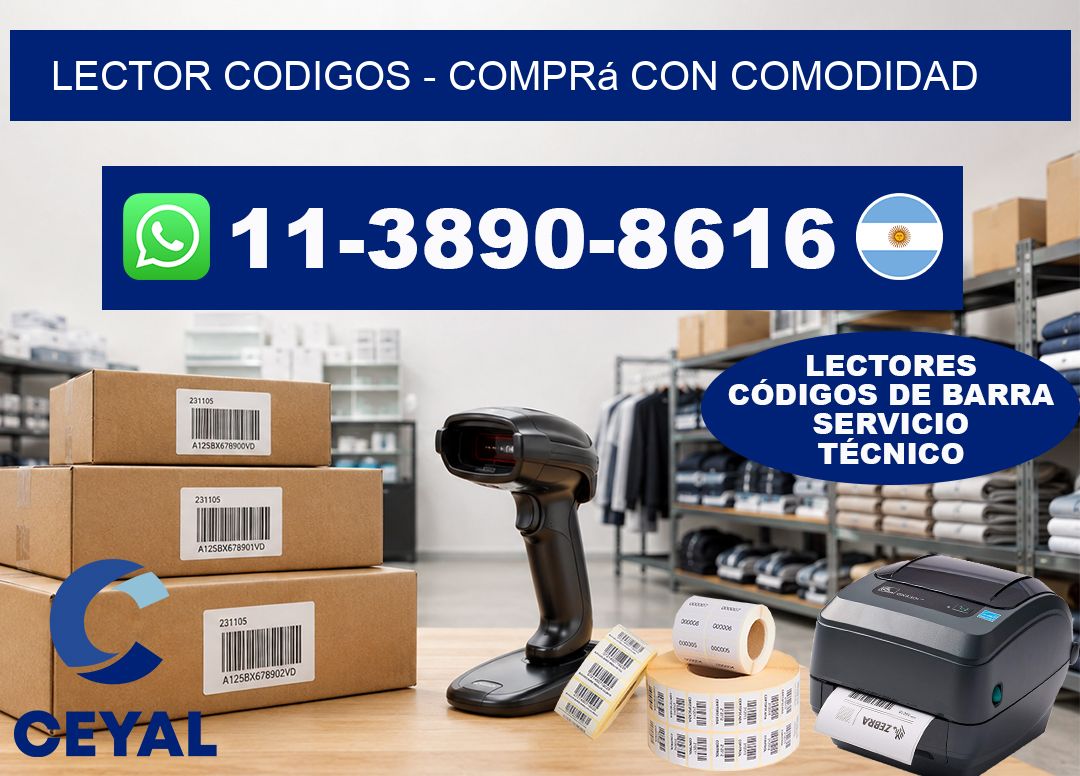LECTOR CODIGOS - Comprá con comodidad