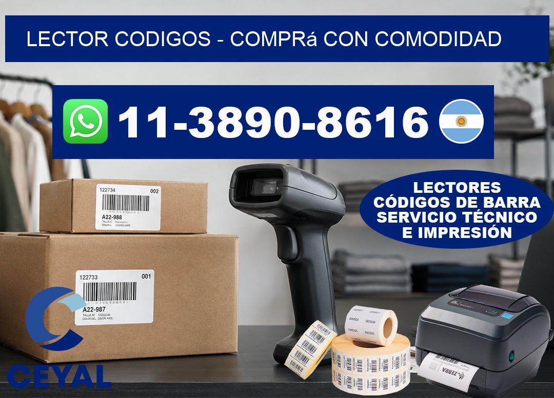 LECTOR CODIGOS - Comprá con comodidad
