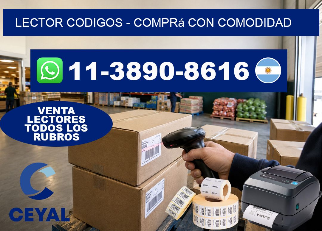 LECTOR CODIGOS – Comprá con comodidad