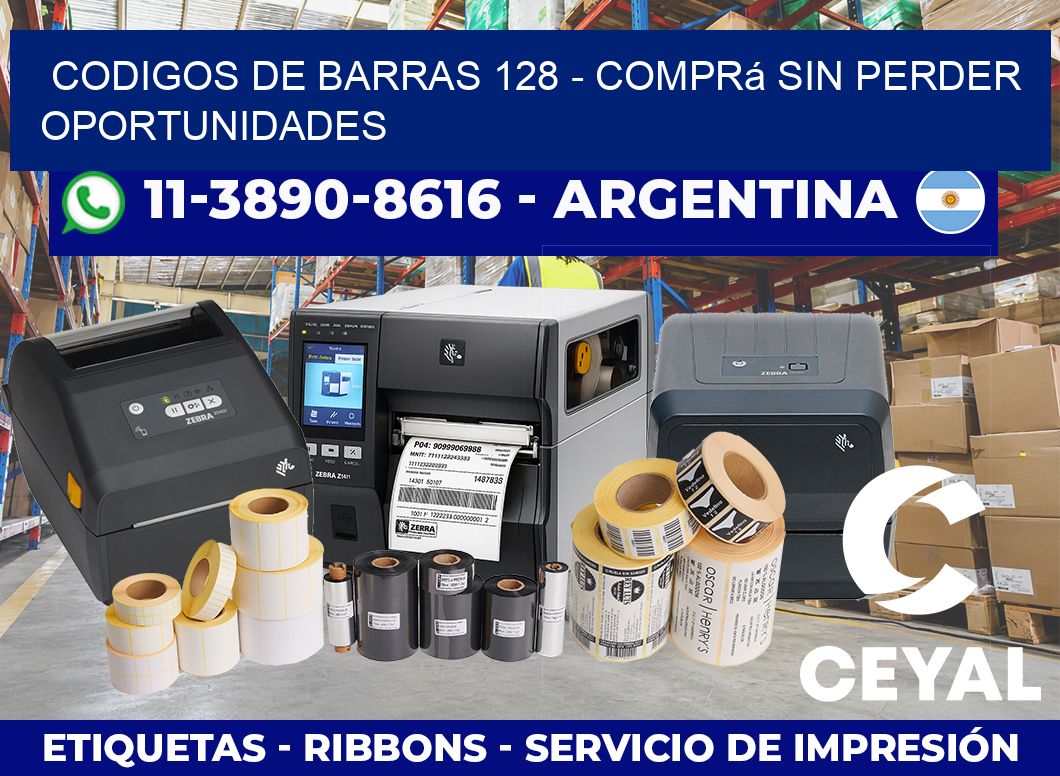 codigos de barras 128 – Comprá sin perder oportunidades