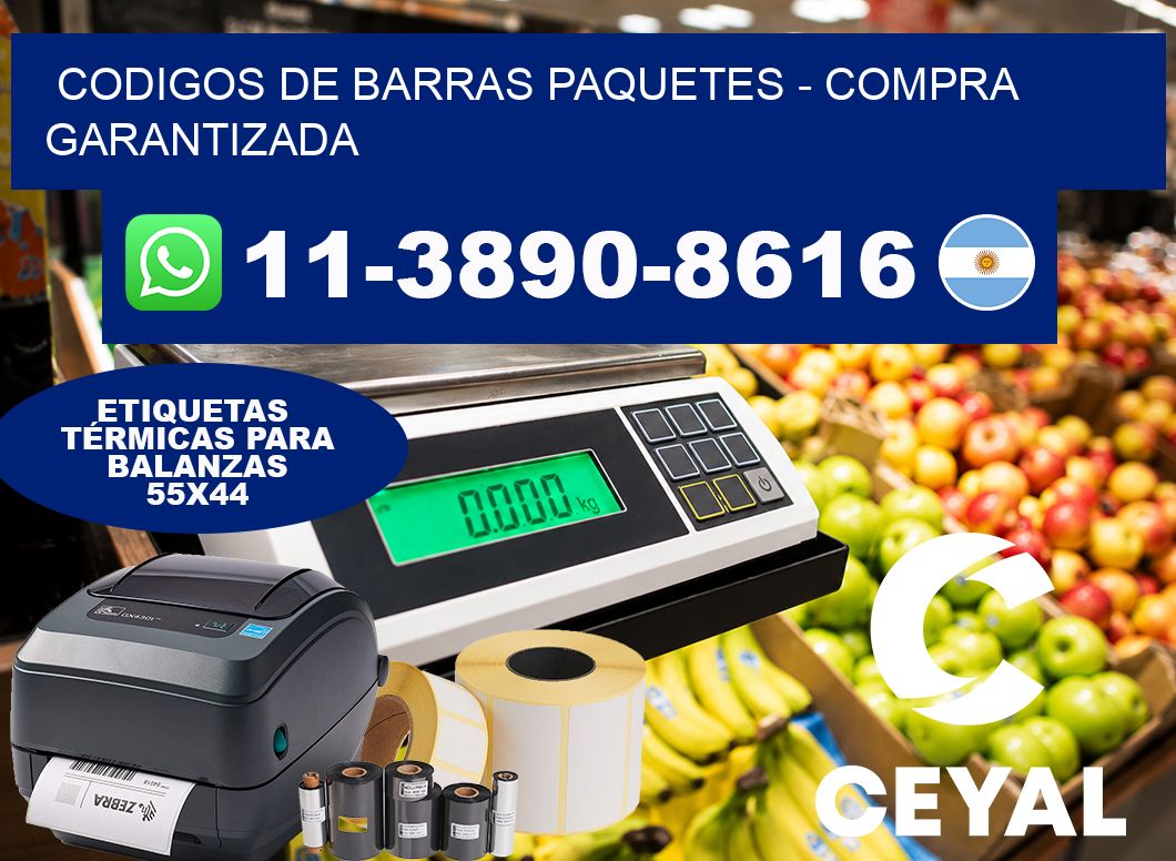 codigos de barras paquetes – Compra garantizada
