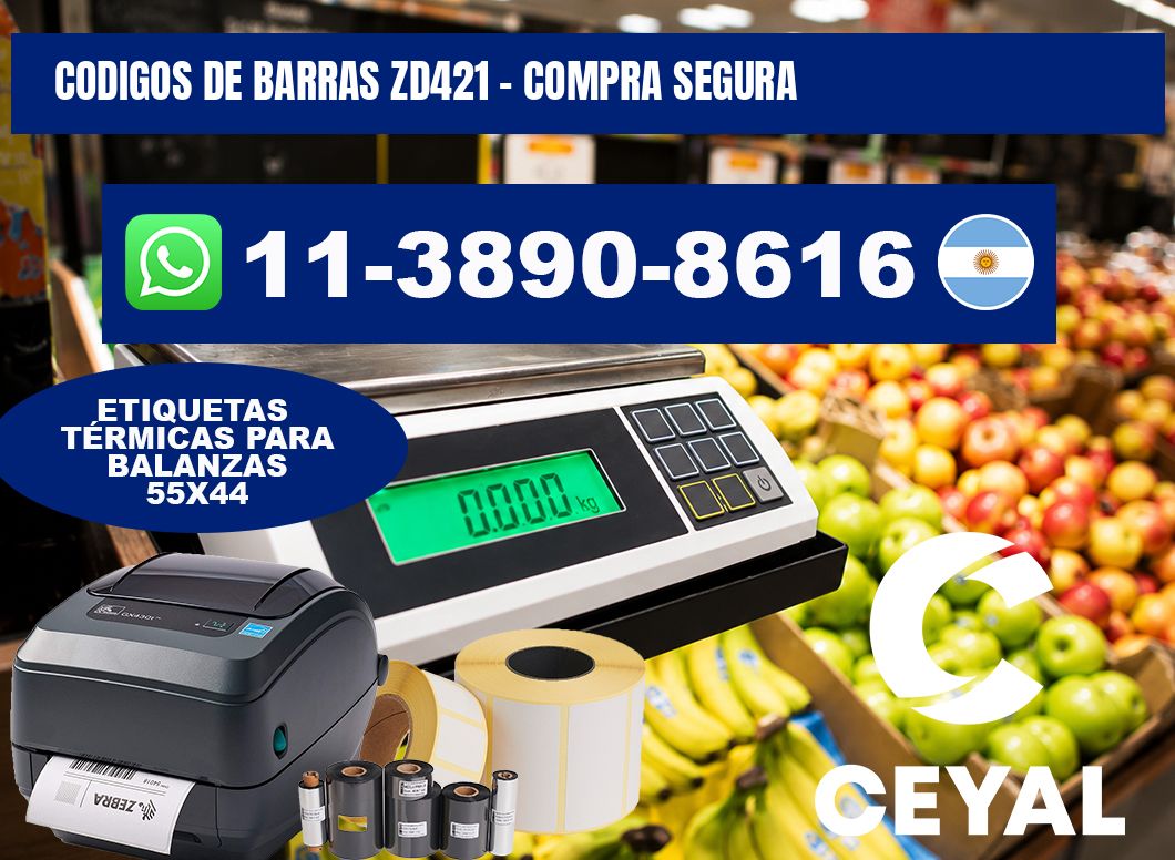 codigos de barras zd421 - Compra segura