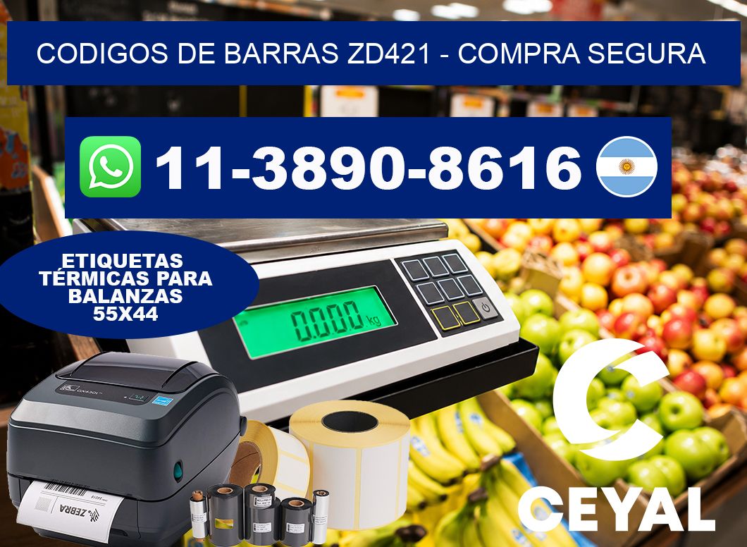 codigos de barras zd421 - Compra segura