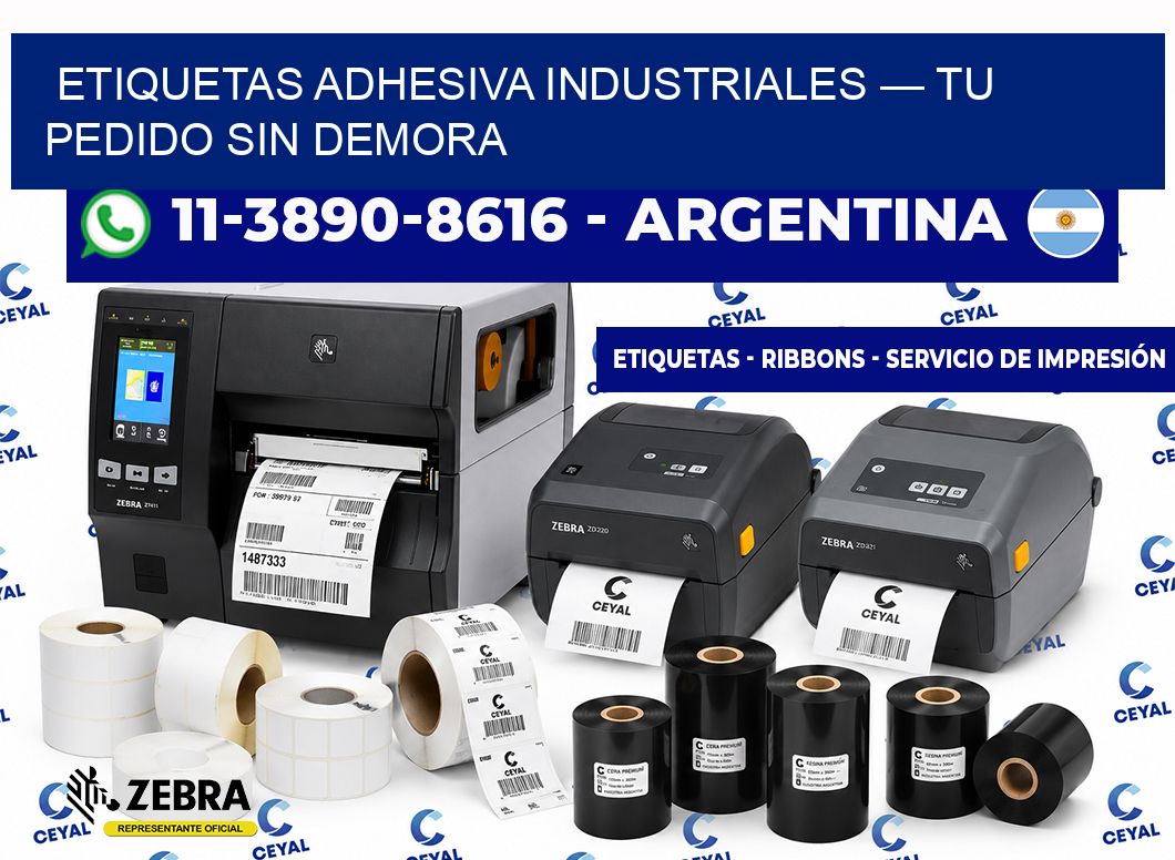 etiquetas adhesiva industriales — Tu pedido sin demora