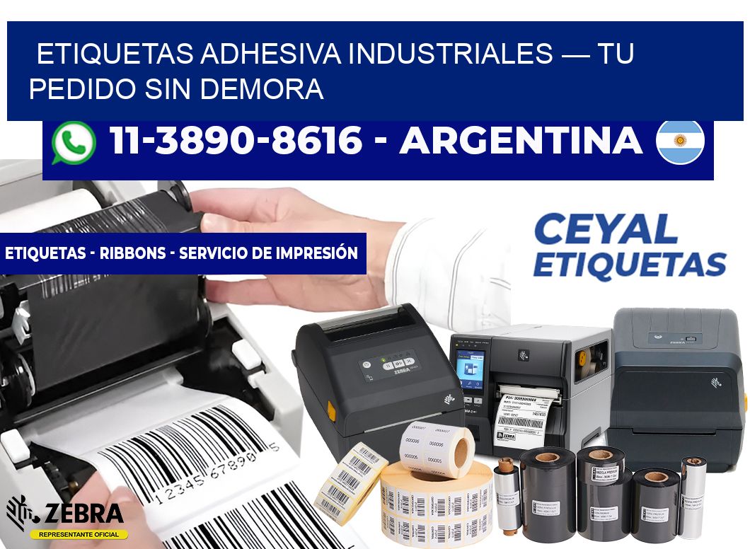 etiquetas adhesiva industriales — Tu pedido sin demora