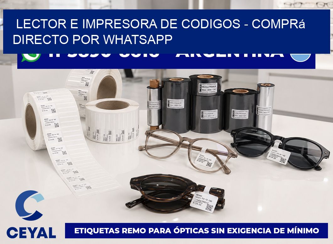 lector e impresora de codigos - Comprá directo por WhatsApp