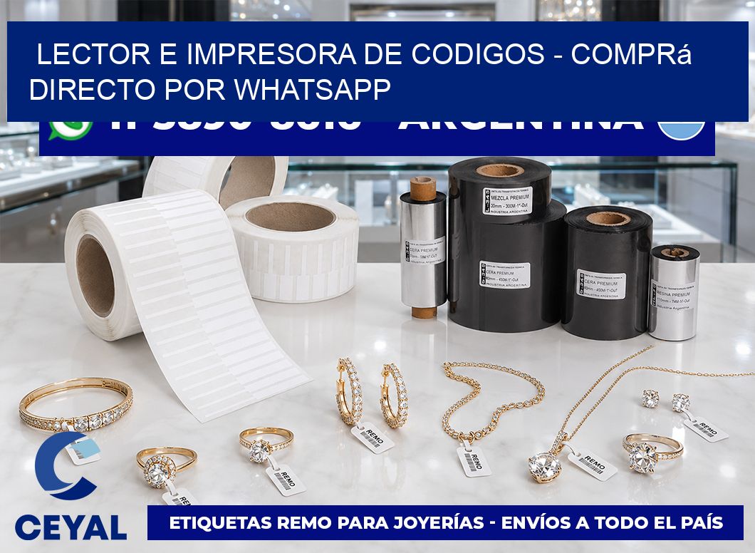 lector e impresora de codigos - Comprá directo por WhatsApp
