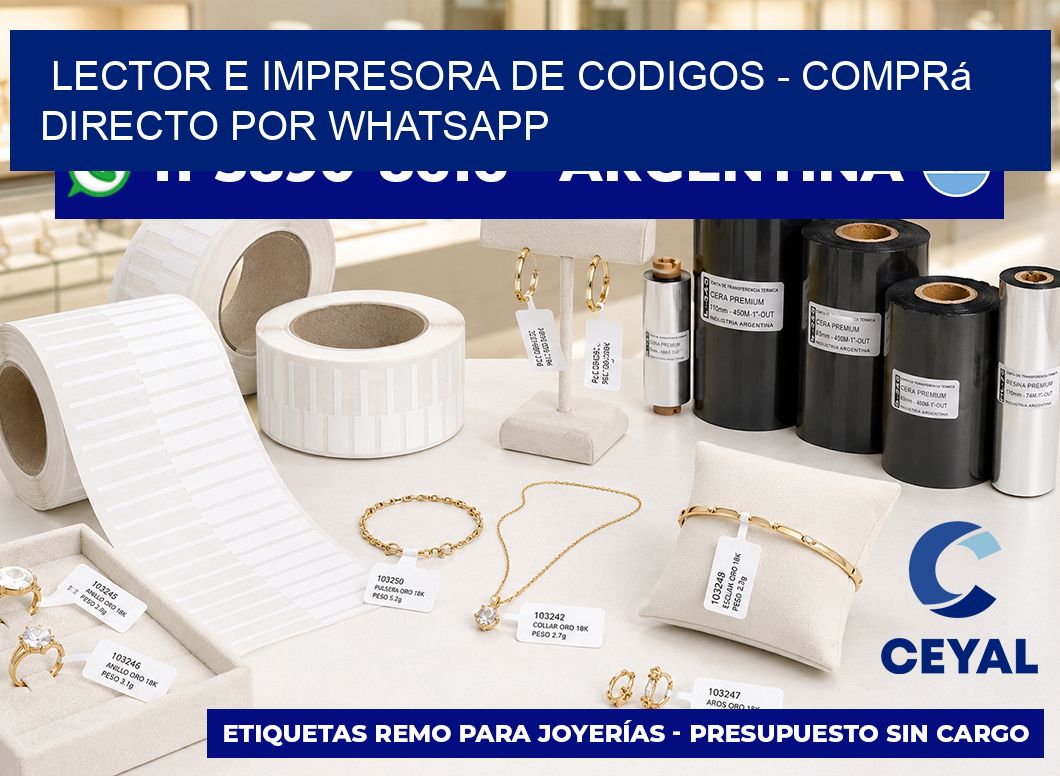 lector e impresora de codigos – Comprá directo por WhatsApp