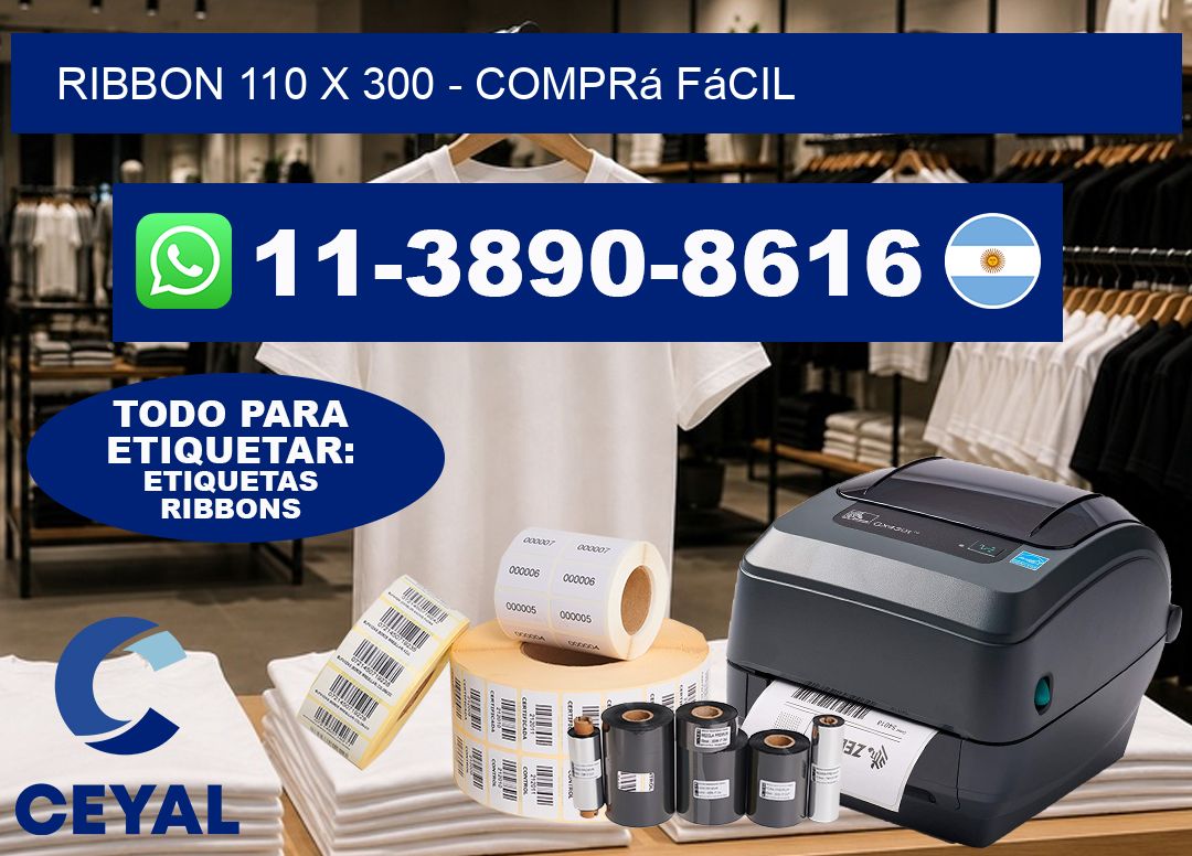 ribbon 110 x 300 - Comprá fácil