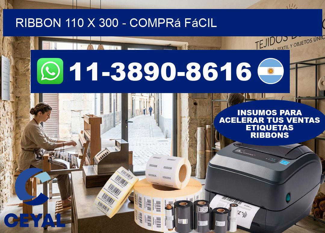 ribbon 110 x 300 - Comprá fácil