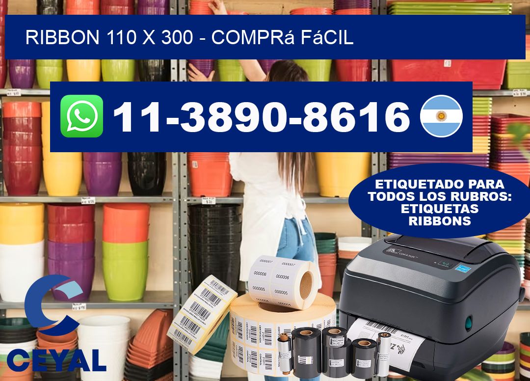 ribbon 110 x 300 - Comprá fácil