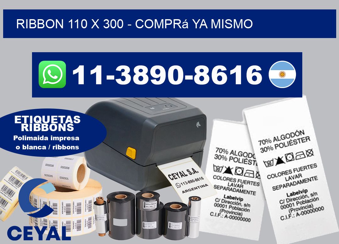 ribbon 110 x 300 – Comprá ya mismo