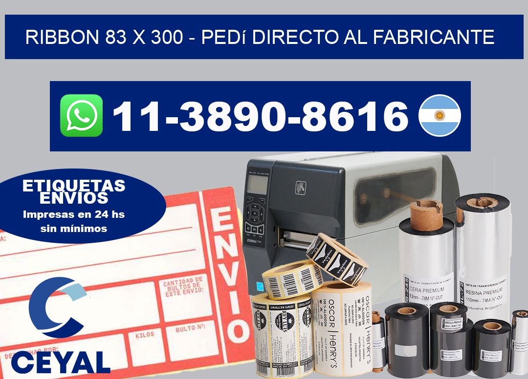 ribbon 83 x 300 - Pedí directo al fabricante