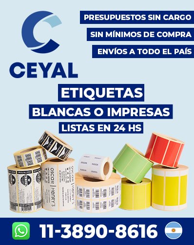 ETIQUETADO TÉRMICO BALANZAS - Pedido confirmado