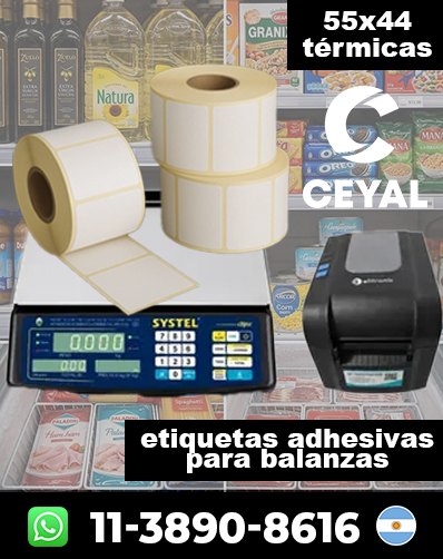 ETIQUETAS ROLLO BALANZA - Tu pedido sin demora